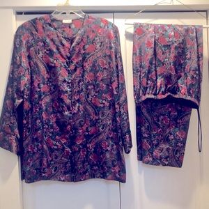 Lovely pajamas with matching robe